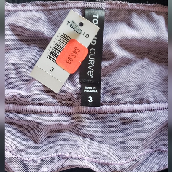 Torrid NWT Black and Lavender Lace Lingerie Bra - Picture 3 of 6